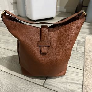 J. Crew Signet Hobo Bag in Italian leather